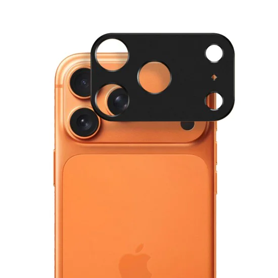 Протектор - Камера за iPhone 17 Pro Max - Techsuit - Стъкло за цяла камера - Черен