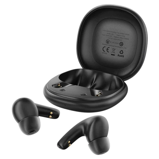 Acefast - Безжични слушалки (W3) - Bluetooth V5.4, Активно намаляване на шума, 4 микрофона, ANC + ENC, IPX4, 350mAh - Черни