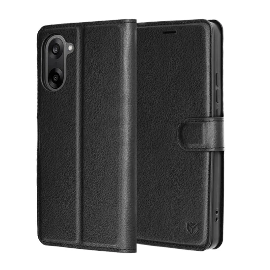 Калъф за OnePlus Nord CE5 - Techsuit - Leather Folio - Черен