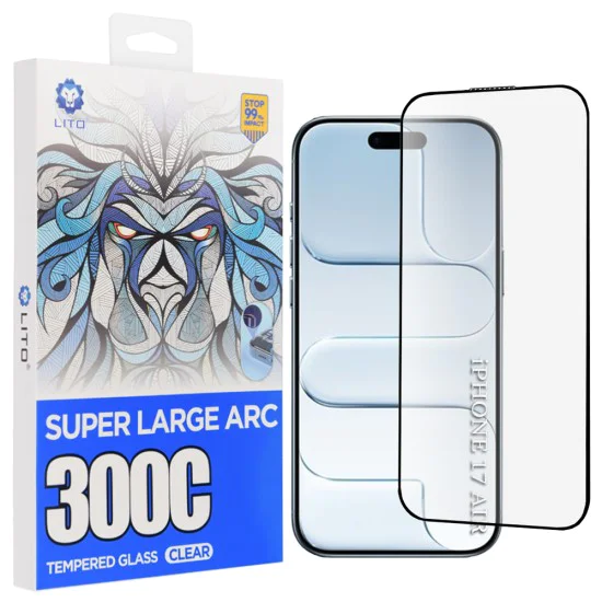Протектор за iPhone 17 Air - Lito - D+ Max 300C - Прозрачен