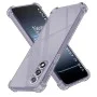 Калъф за OnePlus Nord 5 - Techsuit - Удароустойчив Clear Silicone - Опушено Черен