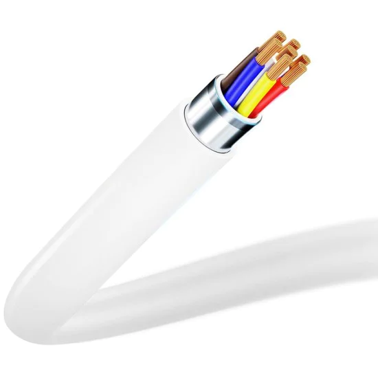 3mk - Кабел за данни Hyper - USB-A към Micro-USB, 5V, 2.4A, 1.2 м - Бял
