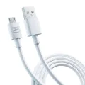 3mk - Кабел за данни Hyper - USB-A към Micro-USB, 5V, 2.4A, 1.2 м - Бял