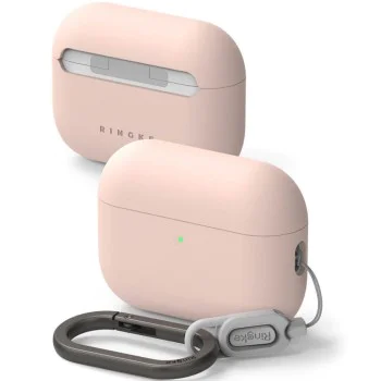 Калъф за Apple AirPods Pro 3 - Ringke - Силиконов - Пясъчно Розов