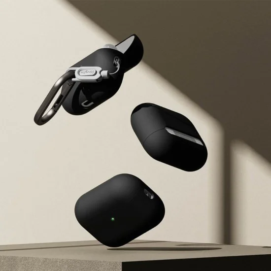 Калъф за Apple AirPods Pro 3 - Ringke - Силиконов - Черен