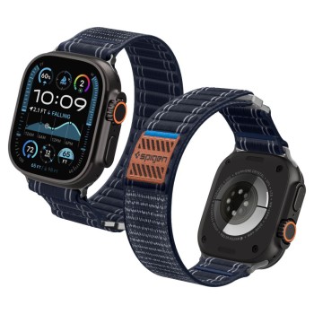 Каишка Spigen WBF0 – Apple Watch 44/45/46/49mm – Тъмносин