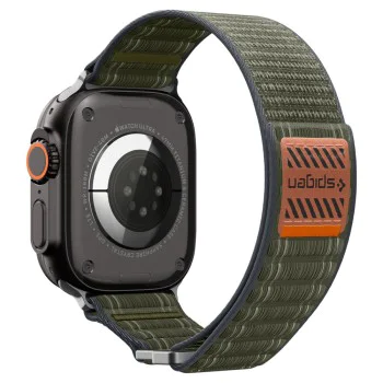 Каишка Spigen WBF0 – Apple Watch 44/45/46/49mm – Зелена