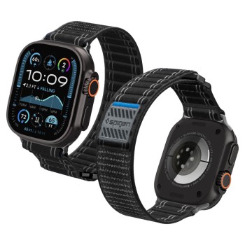 Каишка Spigen WBF0 – Apple Watch 44/45/46/49mm – Черна