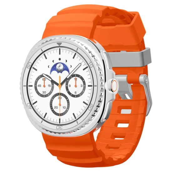 Каишка Spigen WBS2 – Samsung Galaxy Watch8 40/44mm / Watch8 Classic – Оранжева