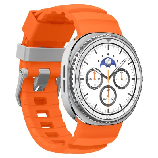 Каишка Spigen WBS2 – Samsung Galaxy Watch8 40/44mm / Watch8 Classic – Оранжева