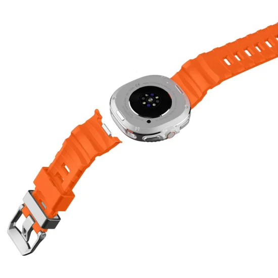Каишка Spigen WBS2 – Samsung Galaxy Watch8 40/44mm / Watch8 Classic – Оранжева