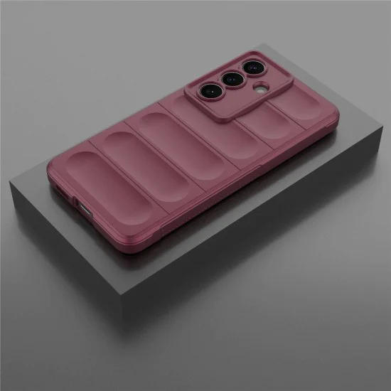 Калъф за Samsung Galaxy S26 - Magic Shield - Techsuit - Бордо