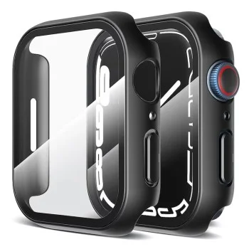 Калъф за Apple Watch 7 (41mm) + Калъф - Defense360 Pro - Черен