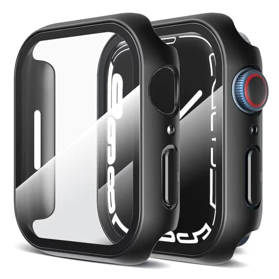 Калъф за Apple Watch 7 (41mm) + Калъф - Defense360 Pro - Черен