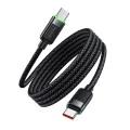 Кабел Self-Winding Series – Mcdodo (CA-2000) – USB-C → USB-C, 60W, бързо зареждане, 1.2m – Черен