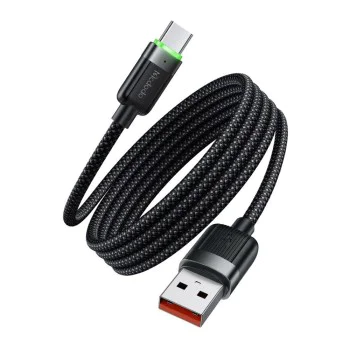 Кабел Self-Winding Series – Mcdodo (CA-5650) – USB-A → USB-C, 6A, 1.2m – Черен