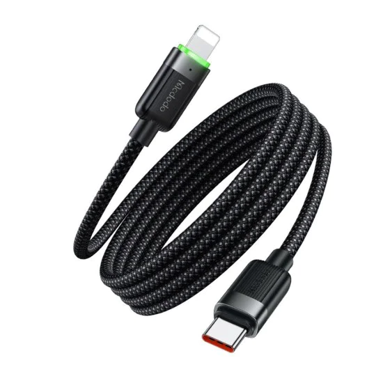 Кабел Self-Winding Series – Mcdodo (CA-2010) – USB-C → Lightning, 36W, 1.2m – Черен