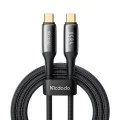 Кабел за данни – Mcdodo (CA-2990) – Type-C → Type-C, 240W, Thunderbolt 3, 40Gb/s, 8K Ultra HD, 1.2m – Черен