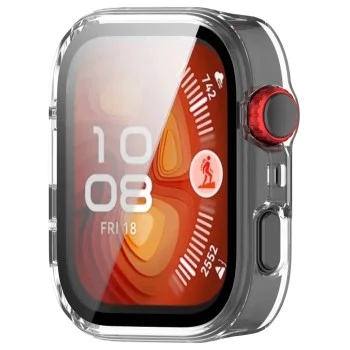 Протектор за Huawei Watch Fit 4 Pro - Techsuit - Defense360 Pro + Протектор за екран - Прозрачен