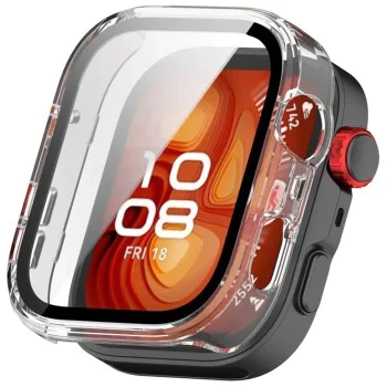 Протектор за Huawei Watch Fit 4 Pro - Techsuit - Defense360 Pro + Протектор за екран - Прозрачен