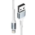 Кабел за данни / зареждане – 3mk Hyper N-Series – USB към Lightning, 12W, 5V/2.4A, 2m – Бял