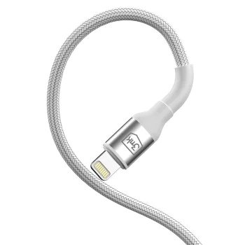 Кабел за данни / зареждане – 3mk Hyper N-Series – USB към Lightning, 12W, 5V/2.4A, 2m – Бял
