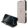 Калъф за iPhone 17 Pro Max - Guess - Book 4G Metal Logo (GUBKP17X4GMGPI) - Розов