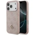 Калъф за iPhone 17 Pro – с MagSafe – Guess (GUHMP17LP4SM4MP) 4G Small and Classic Logo – Розов