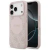 Калъф за iPhone 17 Pro - Guess - 4G Circle Classic Logo MagSafe (GUHMP17LP4PGRSGP) - Розов