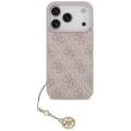 Калъф за iPhone 17 Pro - Guess - Hardcase 4G Charm Cradle MagSafe (GUHMP17LGF4GCP) - Розов