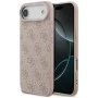 Калъф за iPhone 17 Air - Guess - Hardcase 4G Classic (GUHCP17MG4GFPI) - Розов