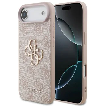 Калъф за iPhone 17 Air - Guess - Hardcase 4G Big Logo (GUHCP17M4GMGPI) - Розов