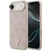 Калъф за iPhone 17 Air - Guess - Hardcase 4G Triangle Logo MagSafe (GUHMP17MP4GTDGMP) - Розов