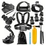 Комплект аксесоари – Techsuit CamQuest 15in1 (SA15) – за GoPro – Черен