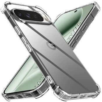Калъф за Google Pixel 10 Pro XL - Techsuit - Удароустойчив Clear Silicone - Прозрачен