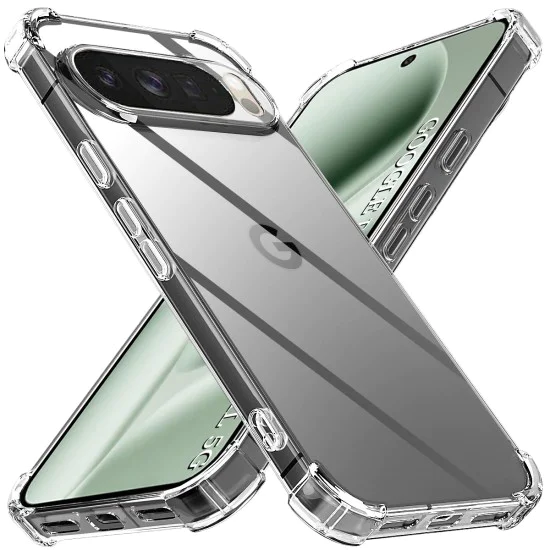 Калъф за Google Pixel 10 Pro XL - Techsuit - Удароустойчив Clear Silicone - Прозрачен