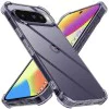 Калъф за Google Pixel 10 / 10 Pro - Удароустойчив Прозрачен силикон - Черен