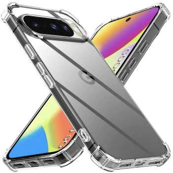Калъф за Google Pixel 10 / 10 Pro - Techsuit - Shockproof Clear Silicone - Прозрачен