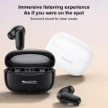 Безжични слушалки – Yesido Wireless Earbuds (TWS38) – Track System Stereo, микрофон, Bluetooth 5.4, в ухо дизайн, 250mAh – Бели