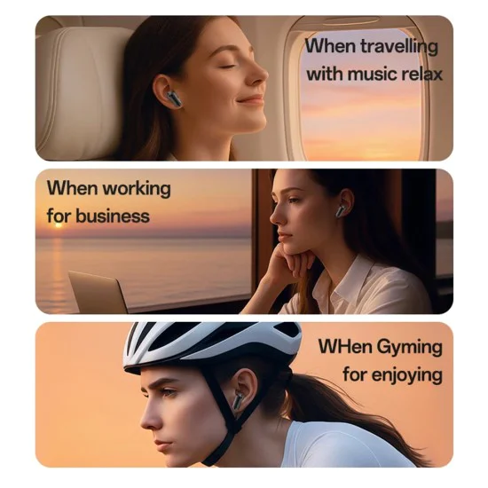 Безжични слушалки – Yesido Wireless Earbuds (TWS38) – Track System Stereo, микрофон, Bluetooth 5.4, в ухо дизайн, 250mAh – Бели