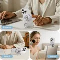 Магнитна стойка-държач за телефон ESR Phone Grip Stand (2K6180361) - 360°, Ултратънка, с HaloLock пръстен - Лавандула