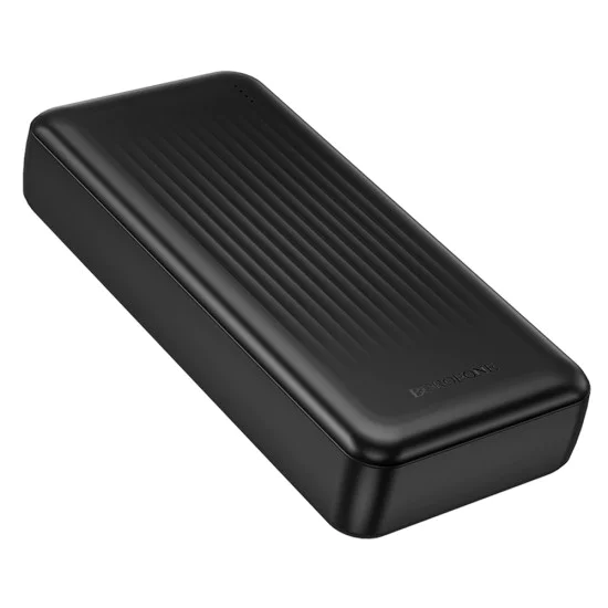 Външна батерия – Borofone (BJ78A) – 2x USB + USB-C + Micro-USB, 20000mAh – Черен
