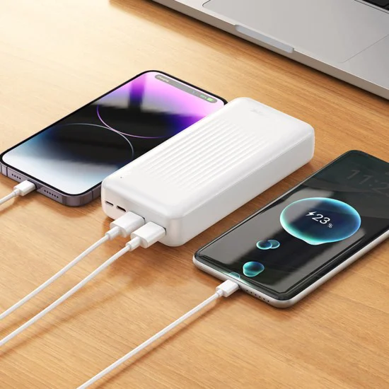 Външна батерия – Borofone (BJ78A) – 2x USB + USB-C + Micro-USB, 20000mAh – Черен