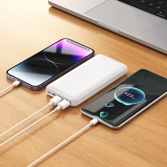 Външна батерия – Borofone (BJ78 Clever) – 2x USB + USB-C + Micro-USB, Fast Charge, 10000mAh – Черен