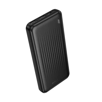 Външна батерия – Borofone (BJ78 Clever) – 2x USB + USB-C + Micro-USB, Fast Charge, 10000mAh – Черен