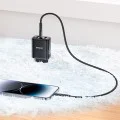 Зарядно за стена – Yesido Wall Charger (YC68) – Дигитален дисплей, Quick Charge, Type-C, 20W – Черно