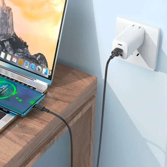 Кабел за данни / зареждане – Borofone (BX113 Lenny Series) – USB към Type-C, силикон, 3A, 1m – Черен