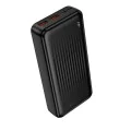 Външна батерия – Borofone (BJ80A Clever) – 2x USB + Type-C, QC3.0 22.5W, 20000mAh – Черен