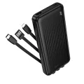Външна батерия – Borofone (BJ79 Clever) – вграден 3-in-1 кабел, 10000mAh – Черен