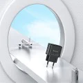 Зарядно за стена – Yesido Wall Charger (YC64) – Type-C + USB-A, GaN, PD30W – Черно